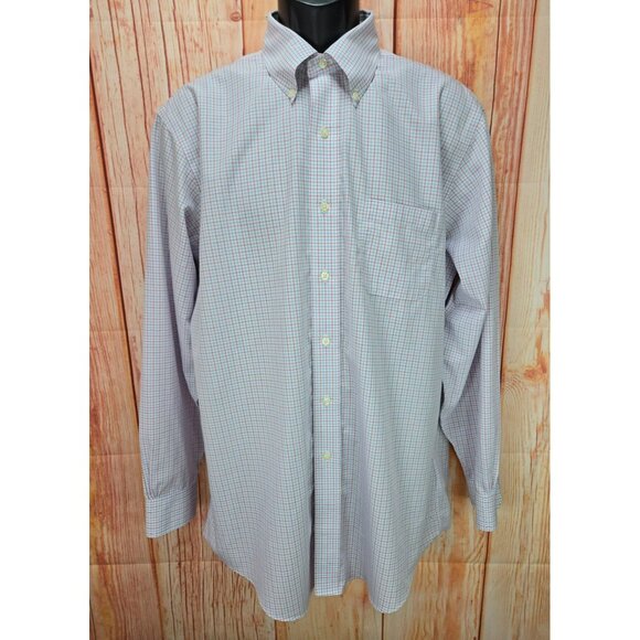 Brooks Brothers Mens Regent Non-Iron Button-Down Shirt 16.5-34 - Supima Cotton - Picture 1 of 6